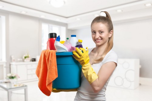 Upholstery steam cleaning process for a modern sofa